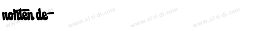norten de字体转换